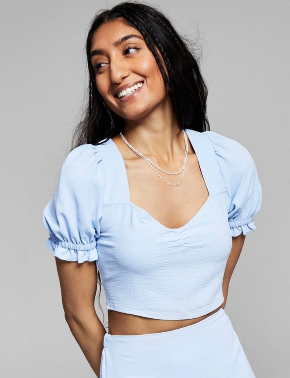 And Now This Tie Back Crop Top Size Medium